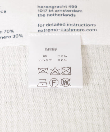 Extreme Cashmere 柔道風羊絨衫