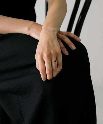 decor『デコール』 石頭戒指 青金石