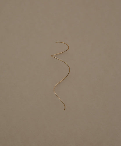 decor『デコール』 18K螺旋耳釘