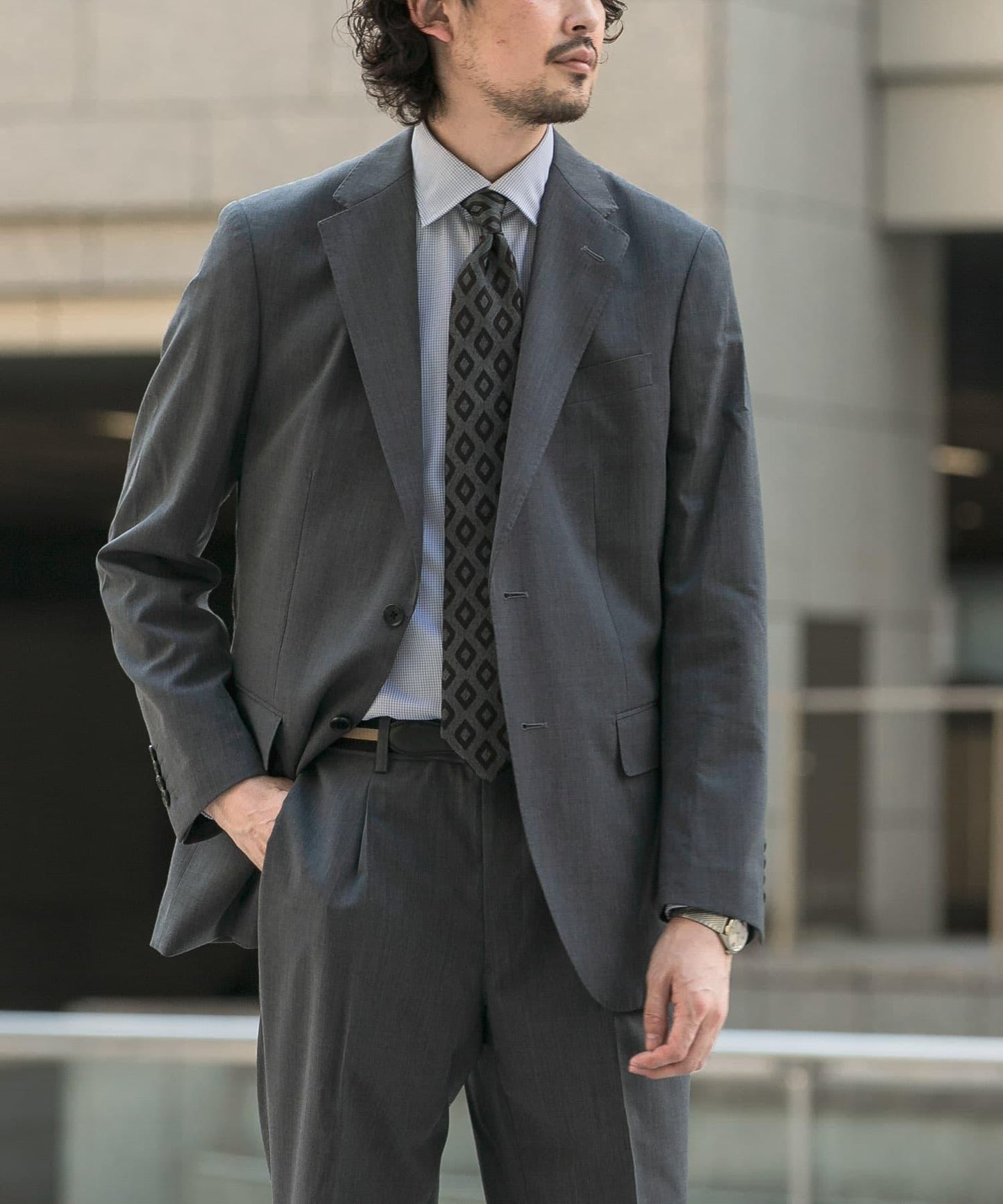 LIFE STYLE TAILOR 可水洗彈力西裝夾克