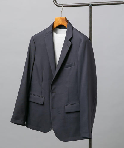 防皺/易打理 LIFE STYLE TAILOR 仿羊毛斜紋彈力西裝夾克