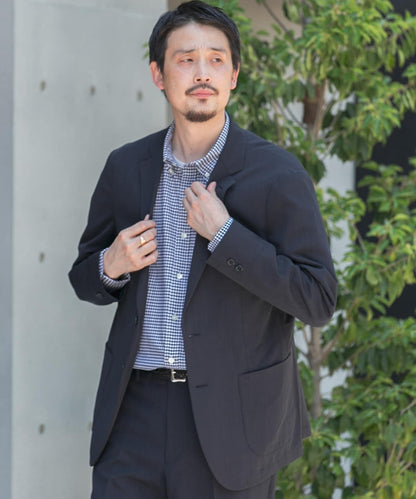 可水洗/防皺 LIFE STYLE TAILOR 卡爾澤彈力舒適西裝夾克