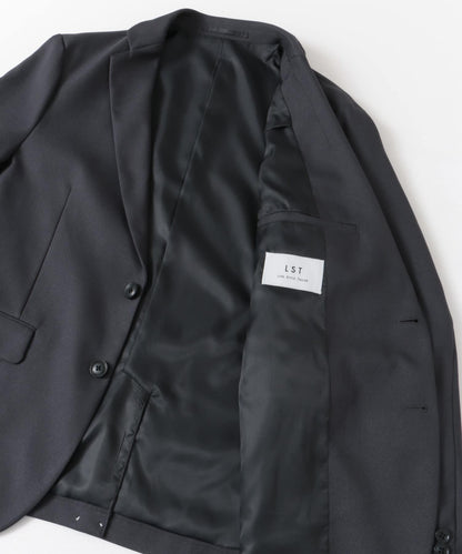 防皺/易打理 LIFE STYLE TAILOR 仿羊毛斜紋彈力西裝夾克