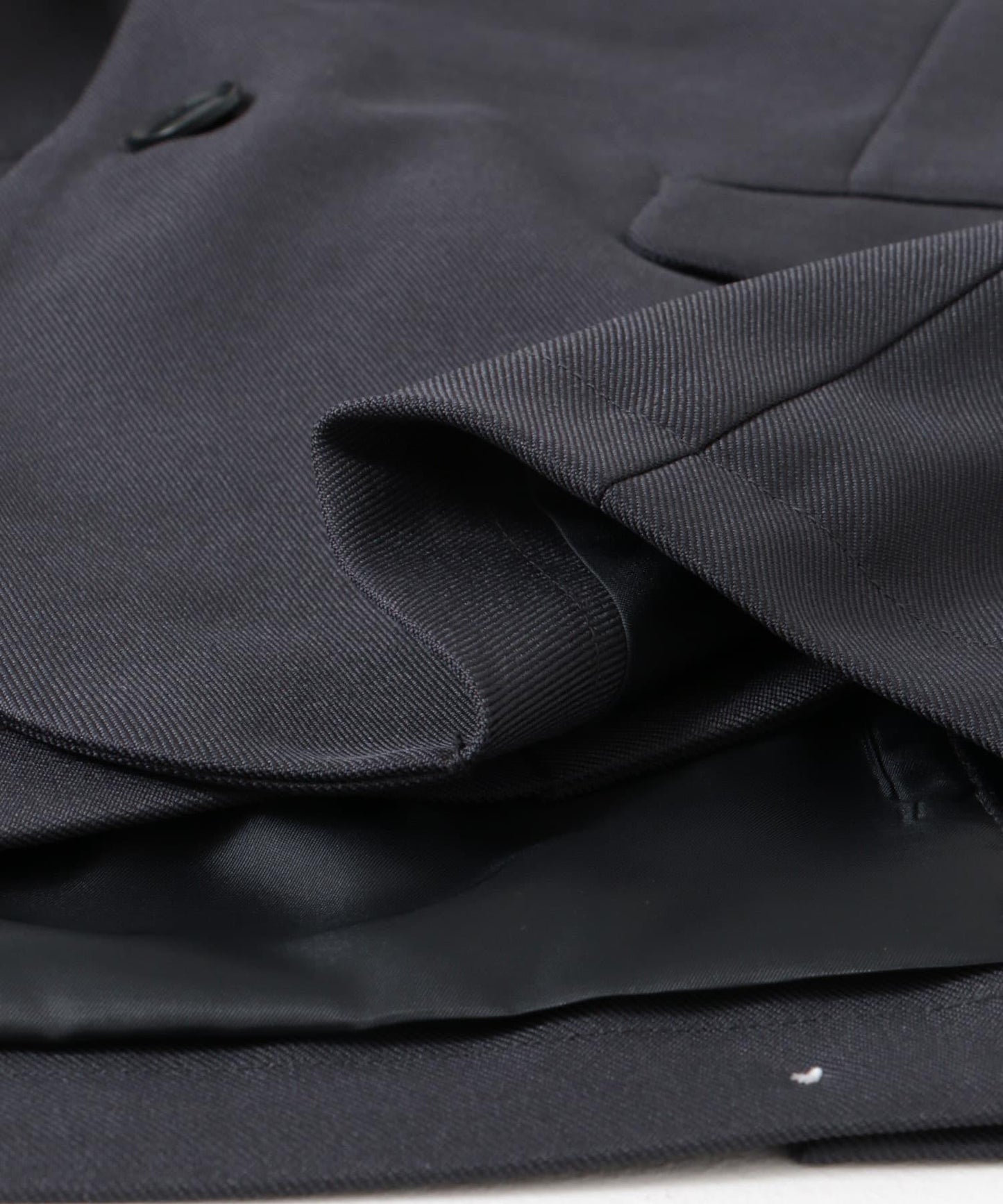 防皺/易打理 LIFE STYLE TAILOR 仿羊毛斜紋彈力西裝夾克