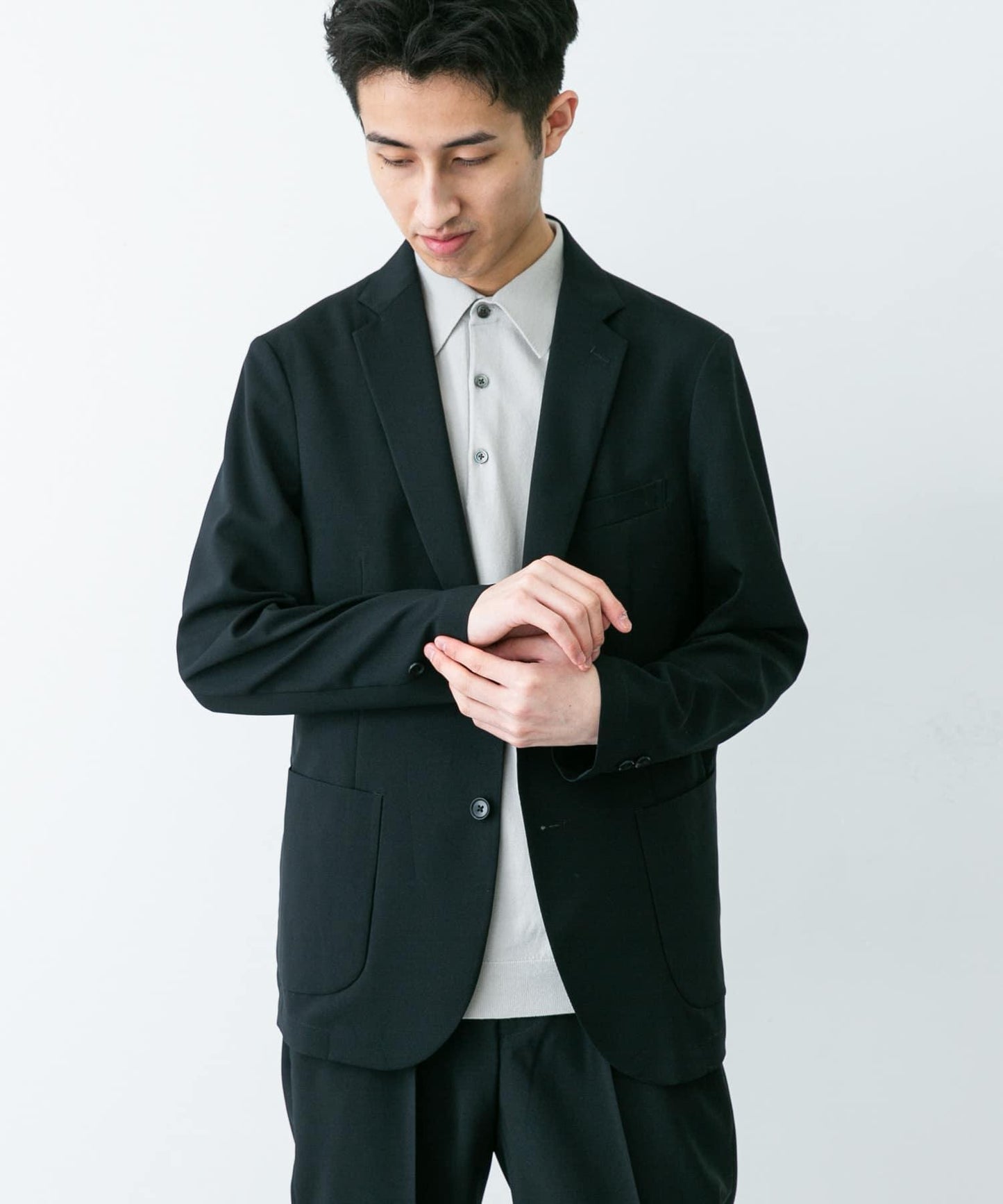 LIFE STYLE TAILOR 亞麻風格舒適夾克