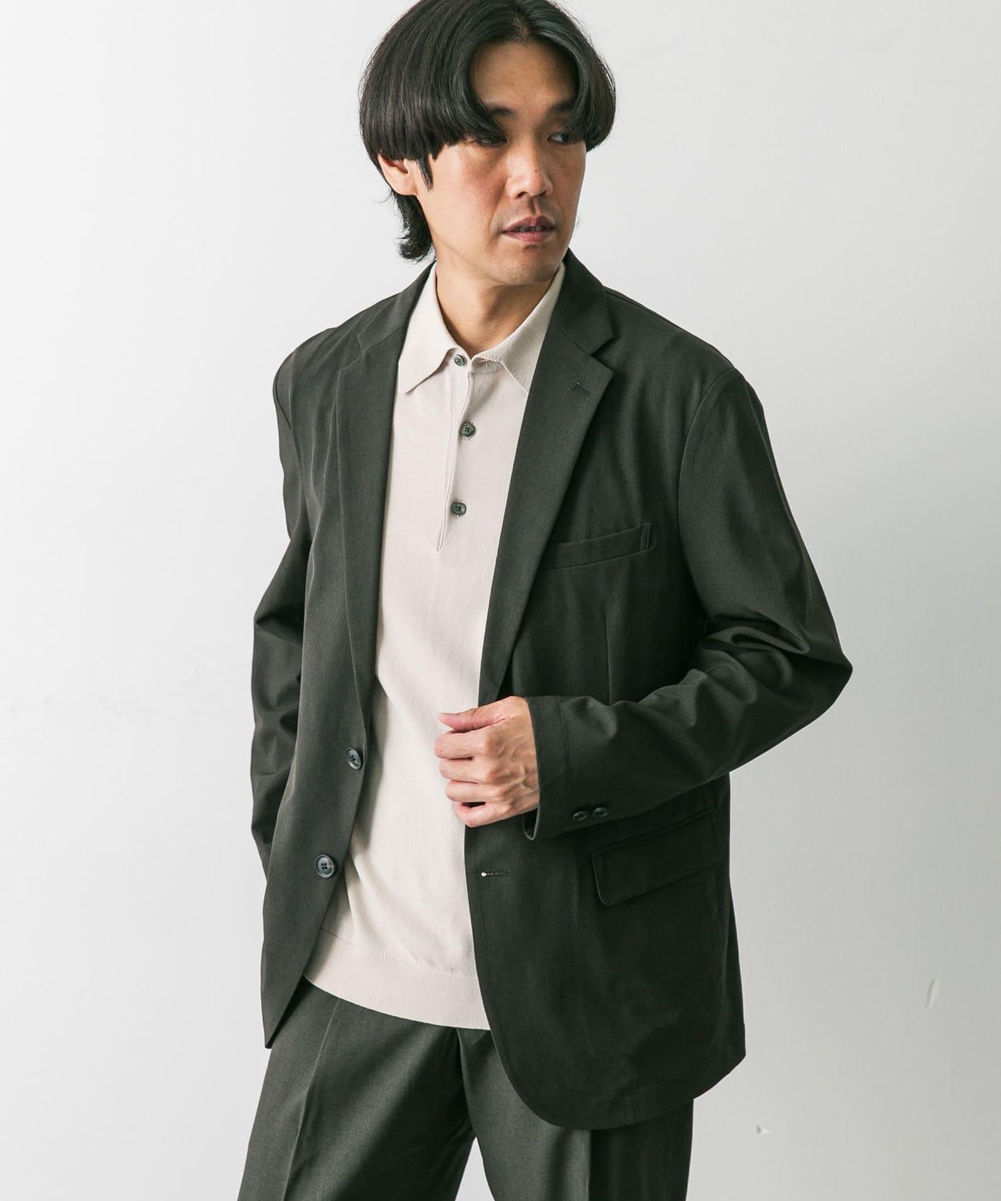 「易護理/速幹」LIFE STYLE TAILOR 可水洗休閒西裝夾克