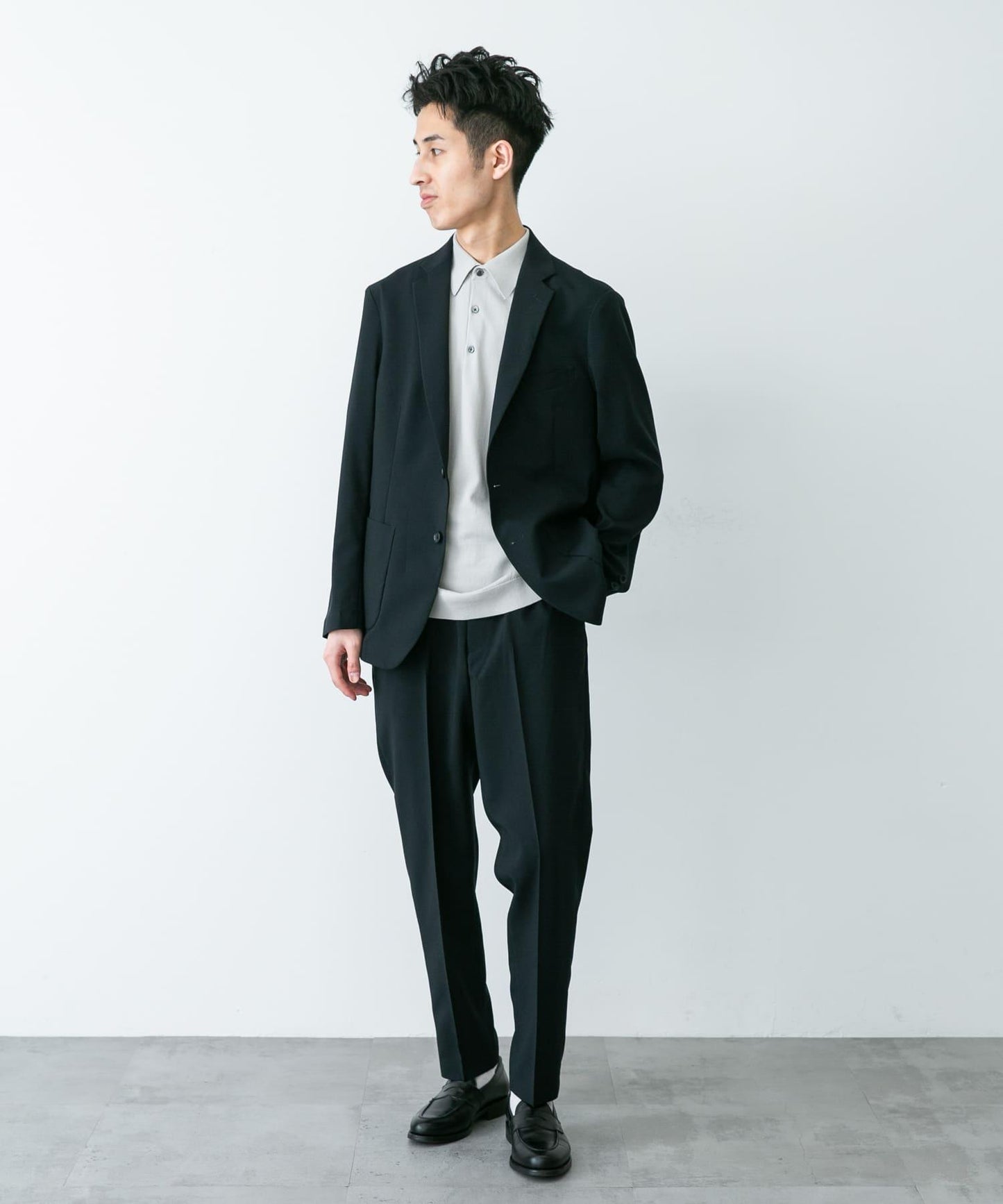 LIFE STYLE TAILOR 亞麻風格舒適夾克