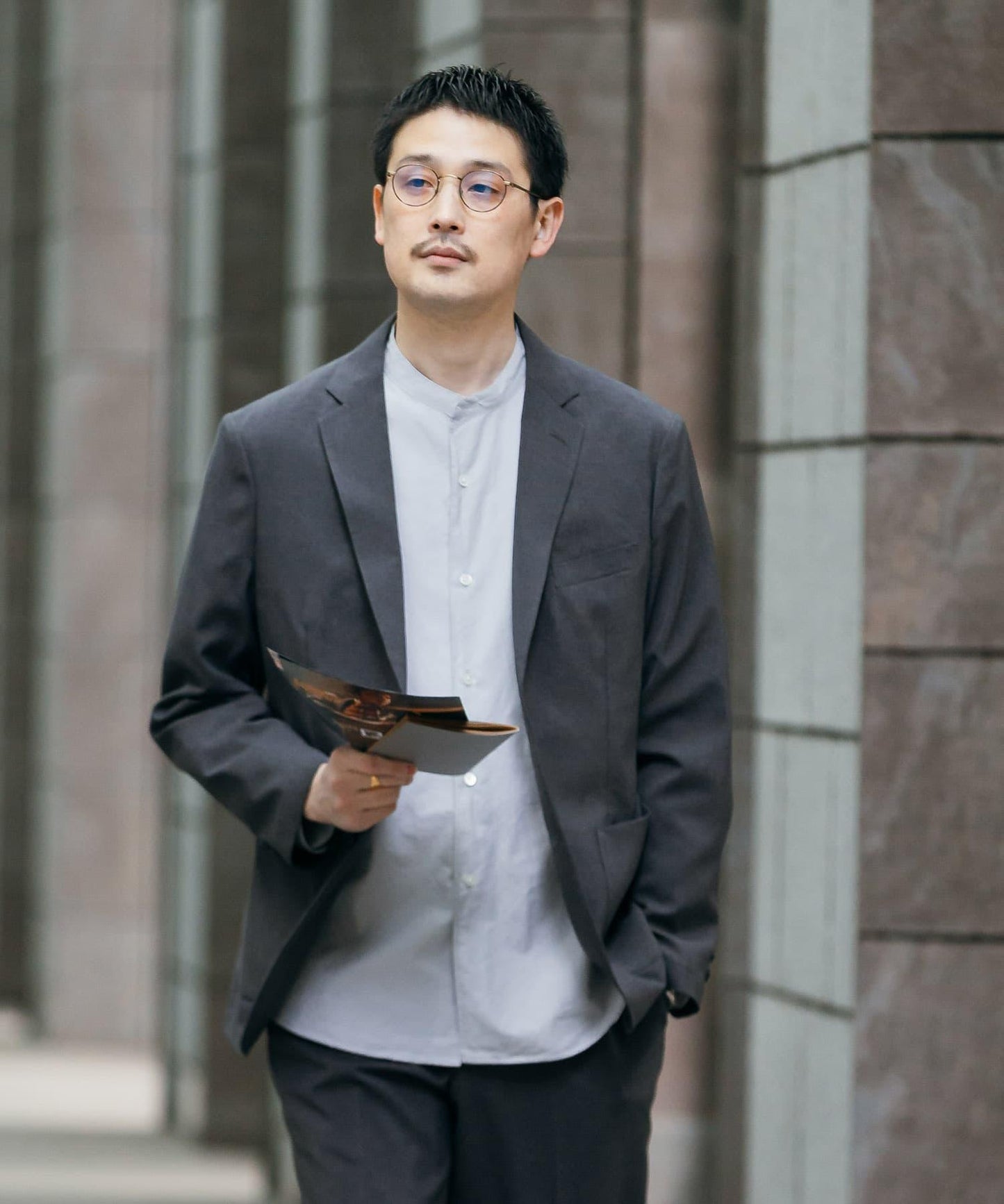 LIFE STYLE TAILOR 亞麻風格舒適夾克