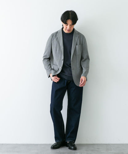 「易護理/速幹」LIFE STYLE TAILOR 混色針織休閒西裝外套
