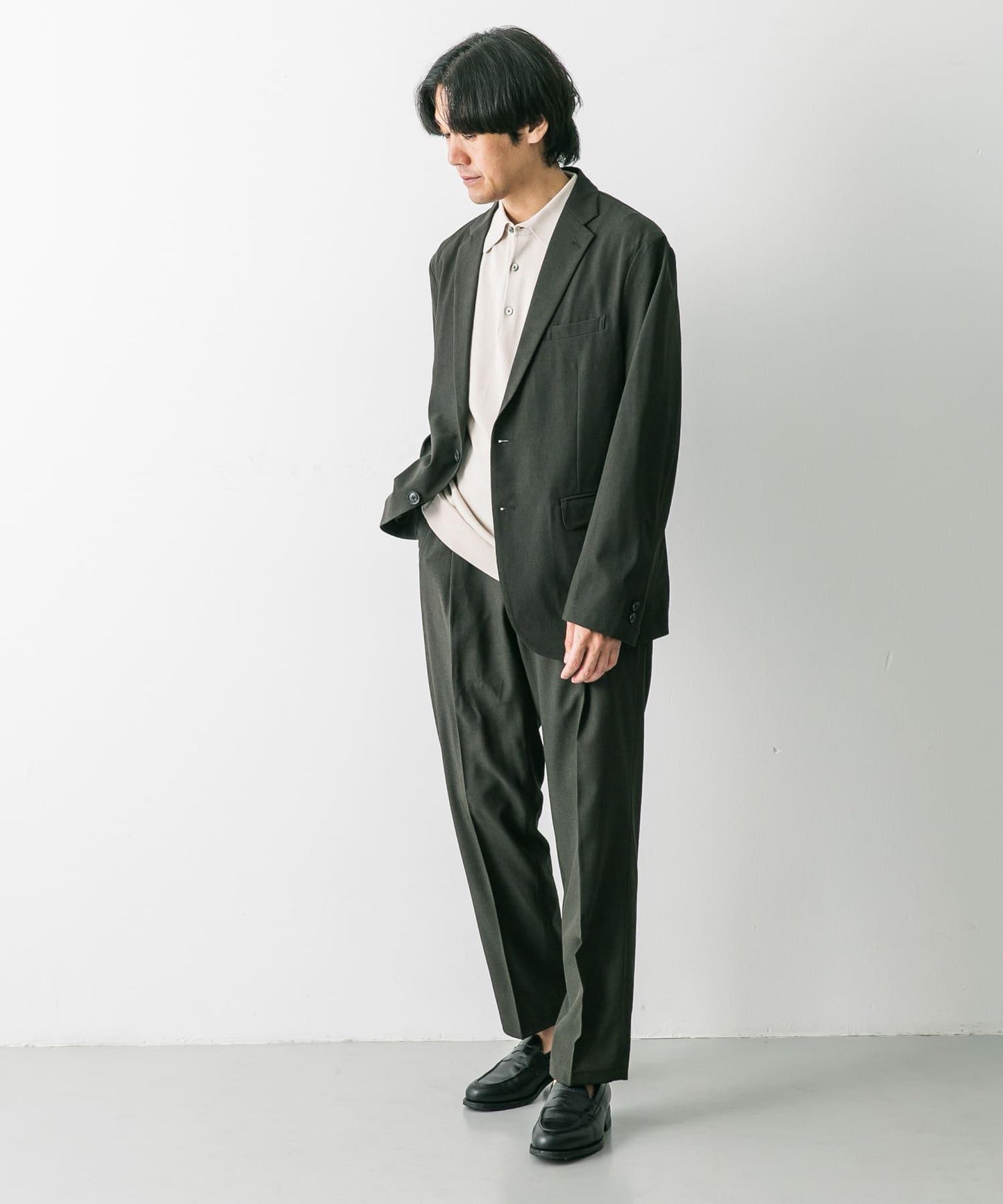 「易護理/速幹」LIFE STYLE TAILOR 可水洗休閒西裝夾克