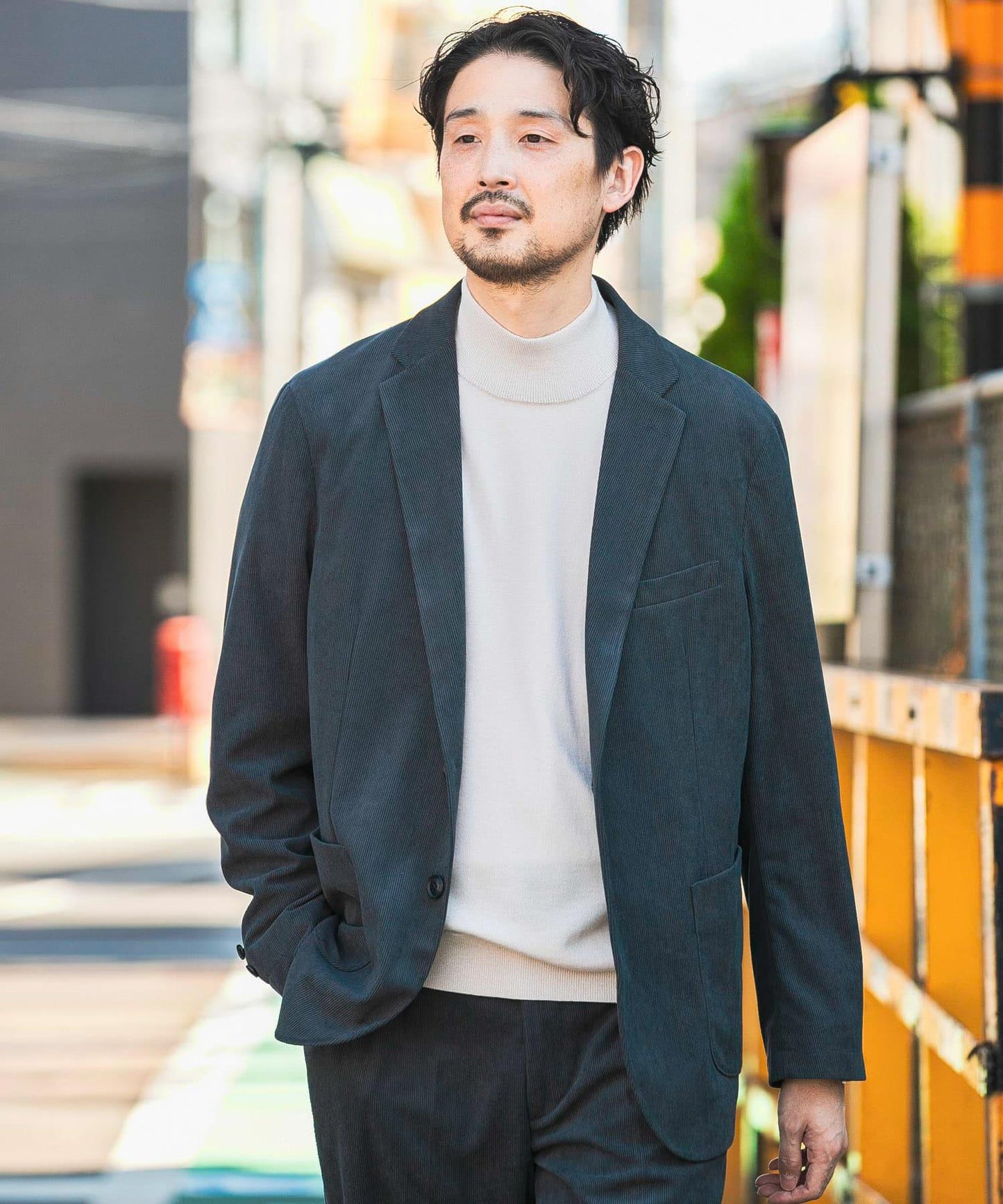 LIFE STYLE TAILOR 燈芯絨舒適夾克