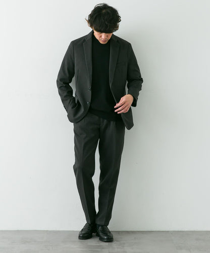 LIFE STYLE TAILOR 羊毛感軟斜紋彈力西裝夾克