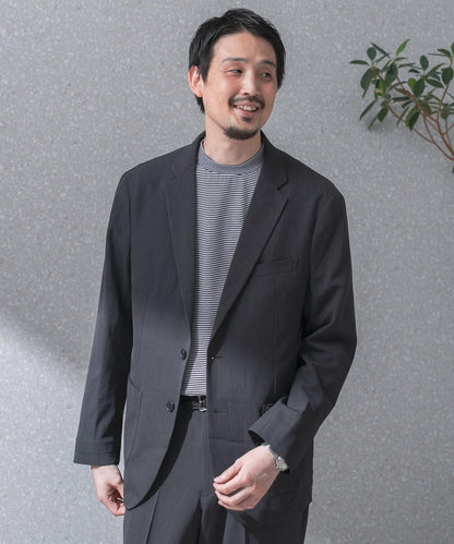 可水洗/防皺 LIFE STYLE TAILOR 卡爾澤彈力舒適西裝夾克