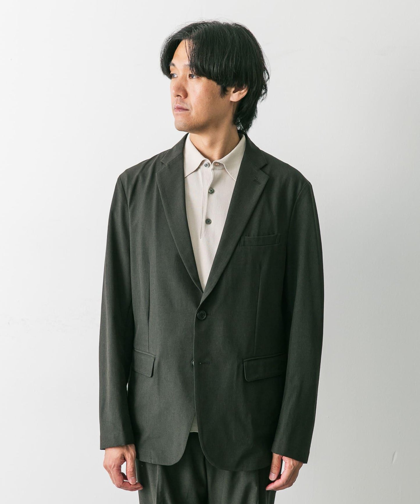 「易護理/速幹」LIFE STYLE TAILOR 可水洗休閒西裝夾克