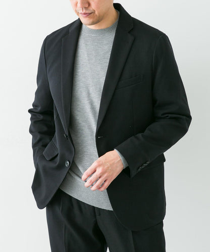 LIFE STYLE TAILOR 羊毛感軟斜紋彈力西裝夾克