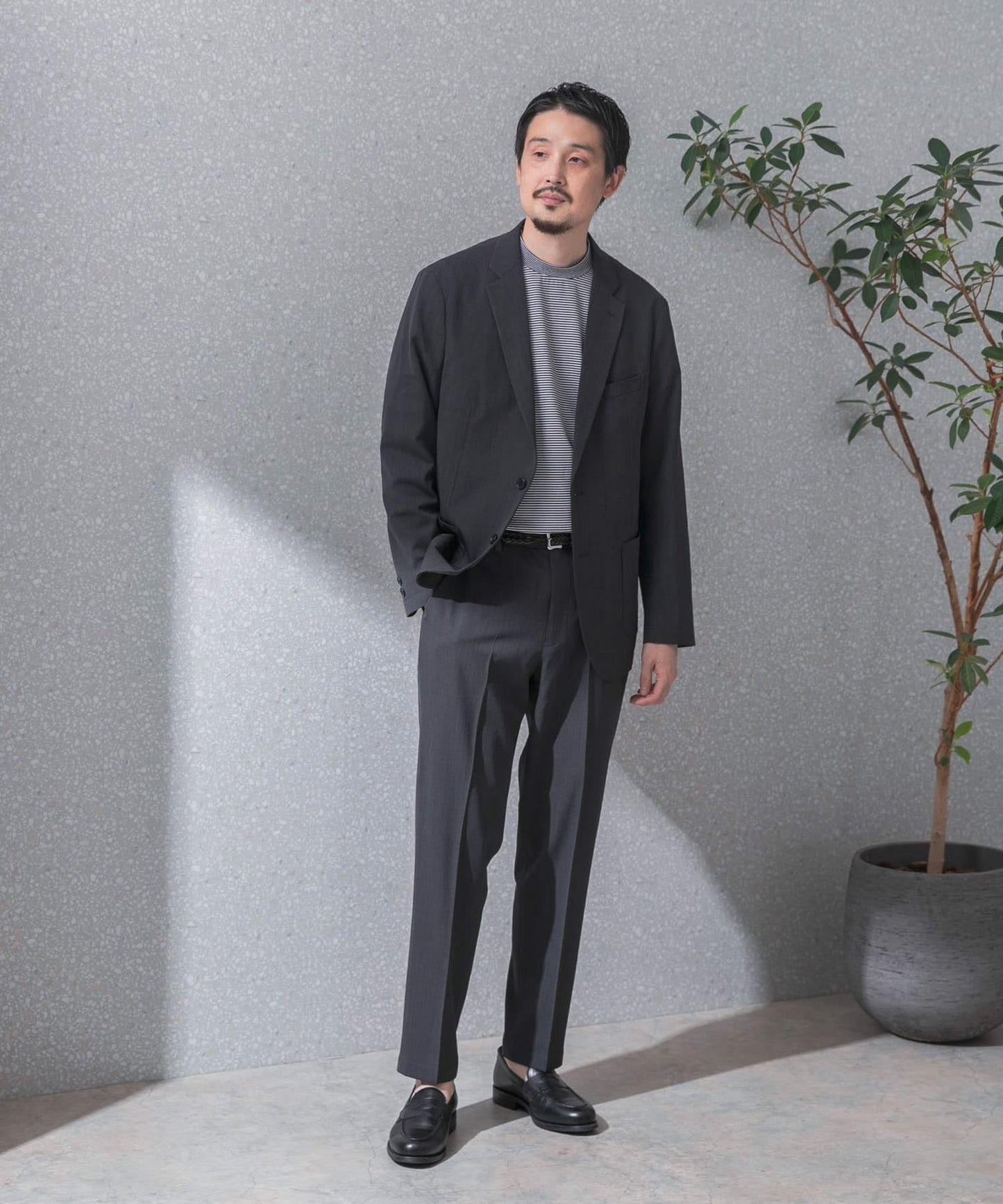 可水洗/防皺 LIFE STYLE TAILOR 卡爾澤彈力舒適西裝夾克