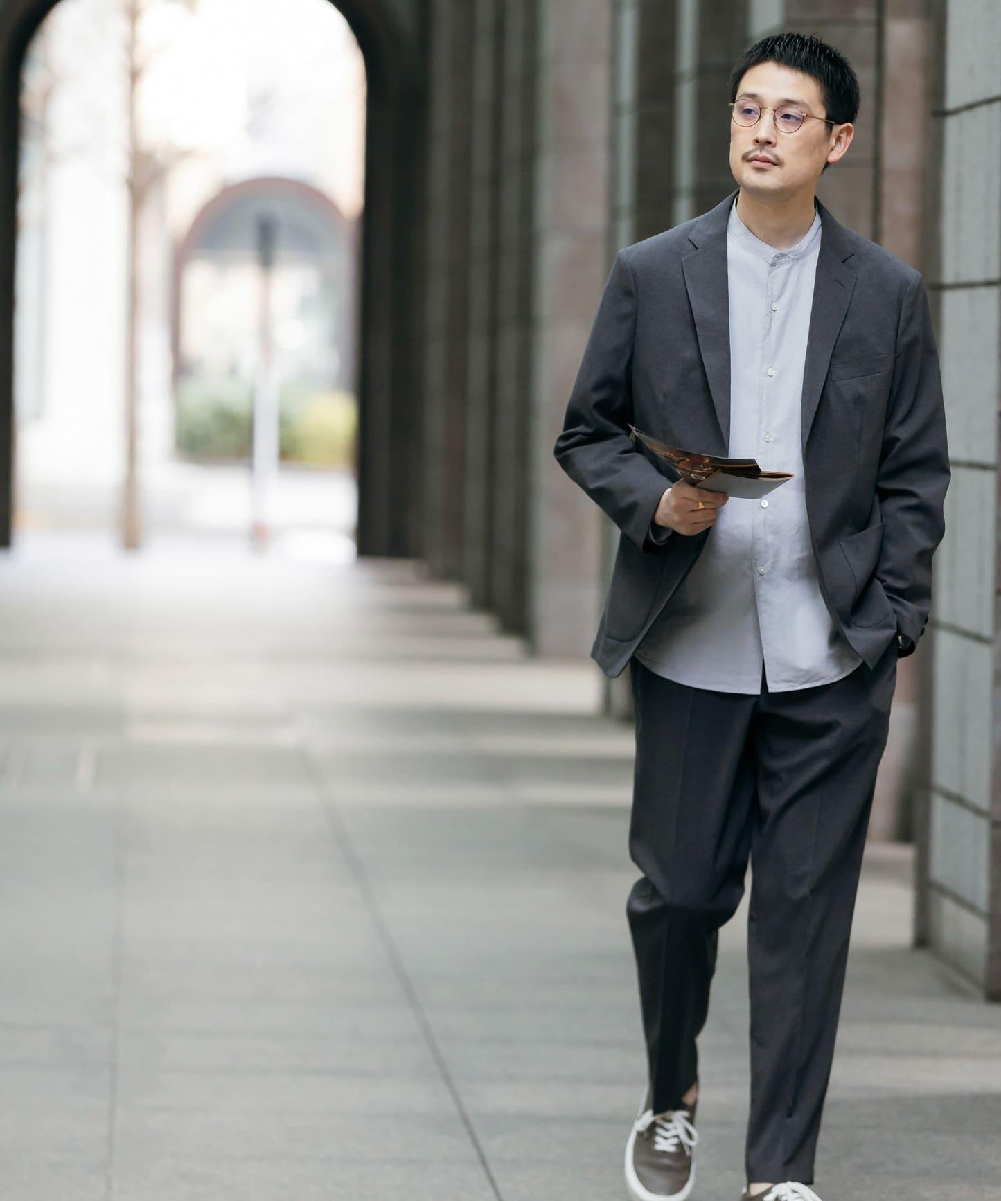 LIFE STYLE TAILOR 亞麻風格舒適夾克