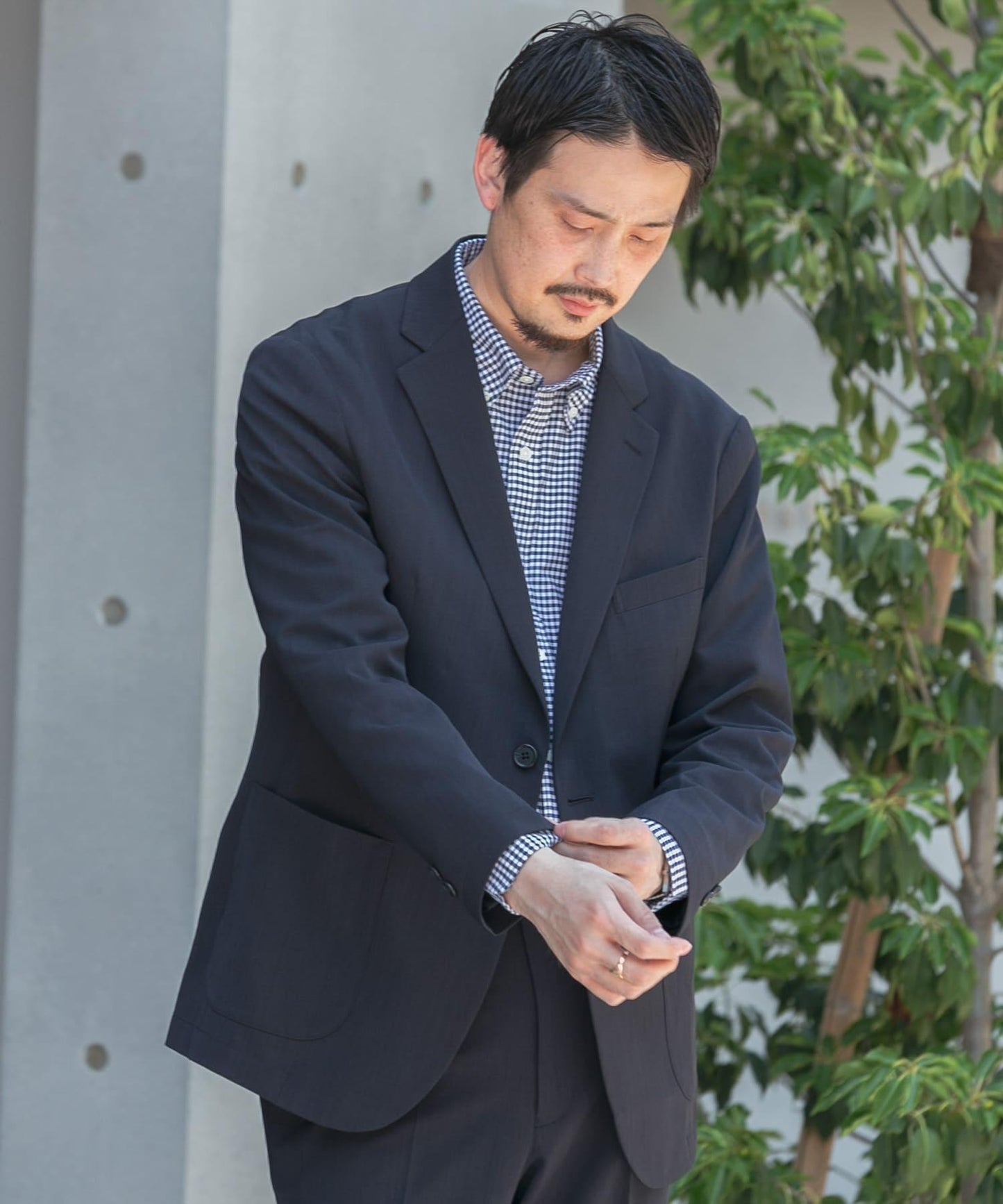 可水洗/防皺 LIFE STYLE TAILOR 卡爾澤彈力舒適西裝夾克