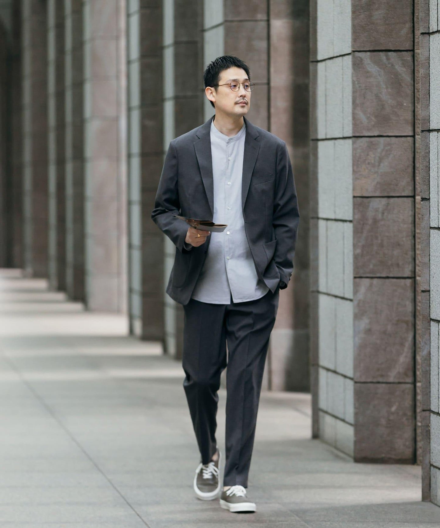 LIFE STYLE TAILOR 亞麻風格舒適夾克