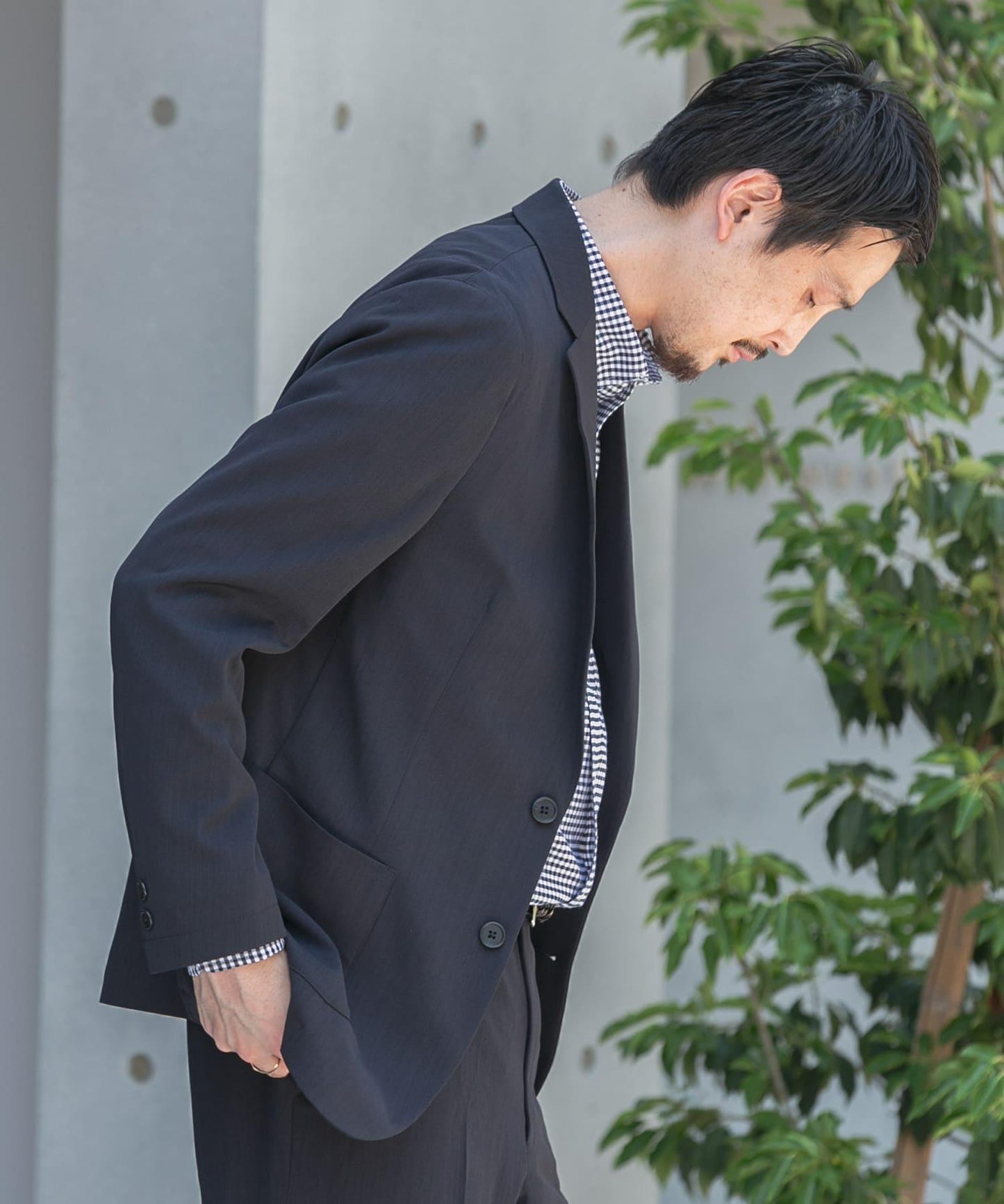 可水洗/防皺 LIFE STYLE TAILOR 卡爾澤彈力舒適西裝夾克