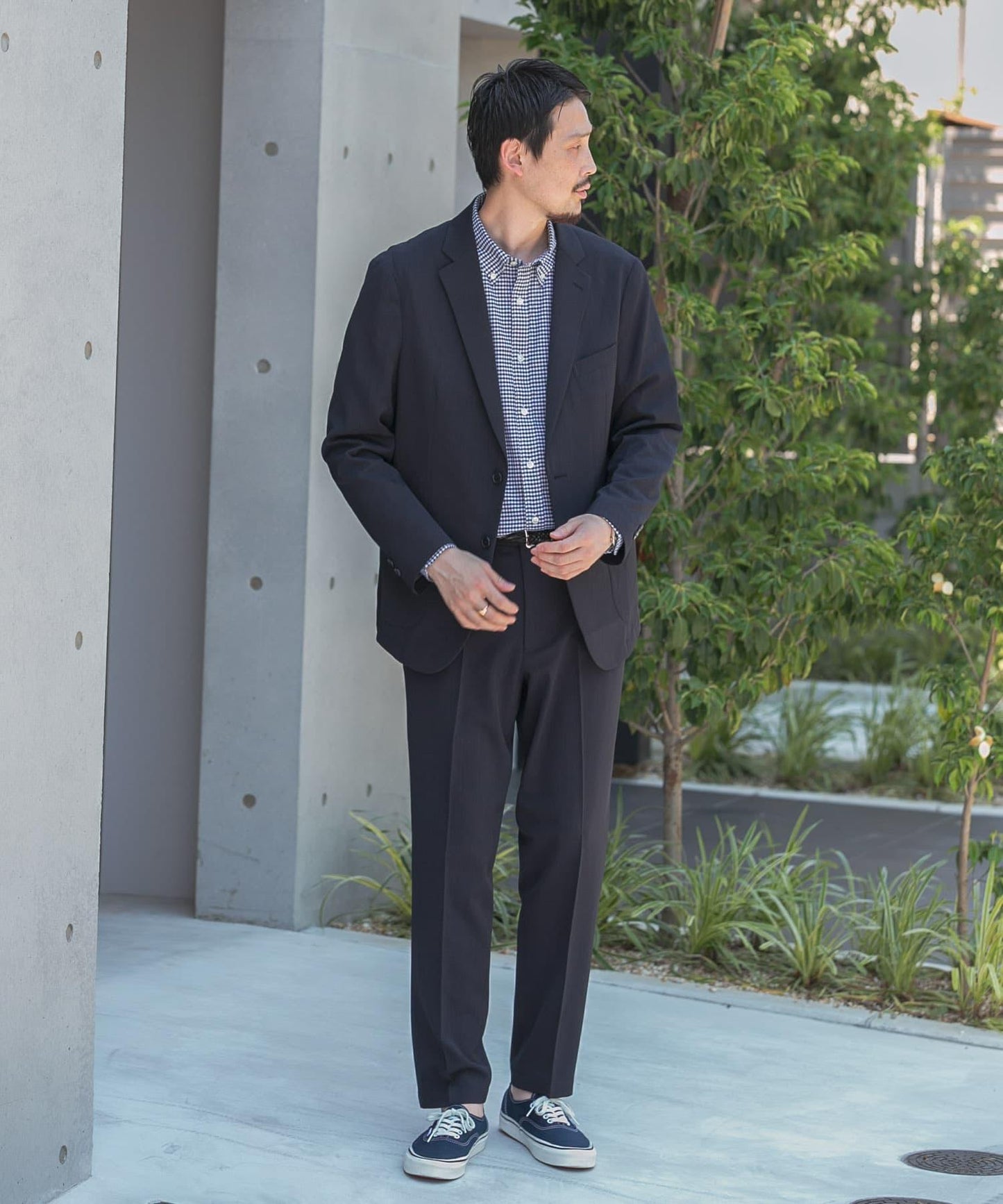 可水洗/防皺 LIFE STYLE TAILOR 卡爾澤彈力舒適西裝夾克