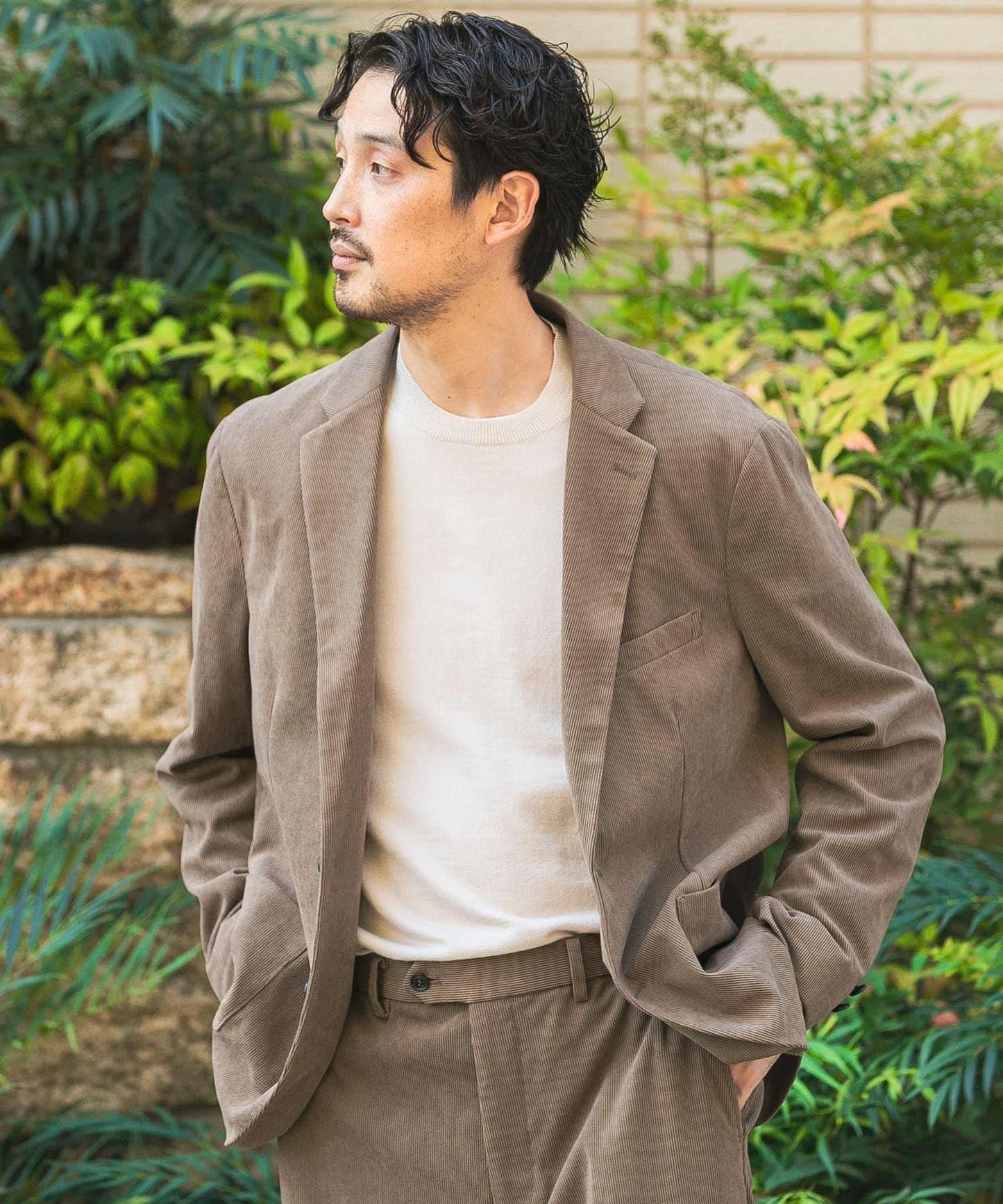 LIFE STYLE TAILOR 燈芯絨舒適夾克
