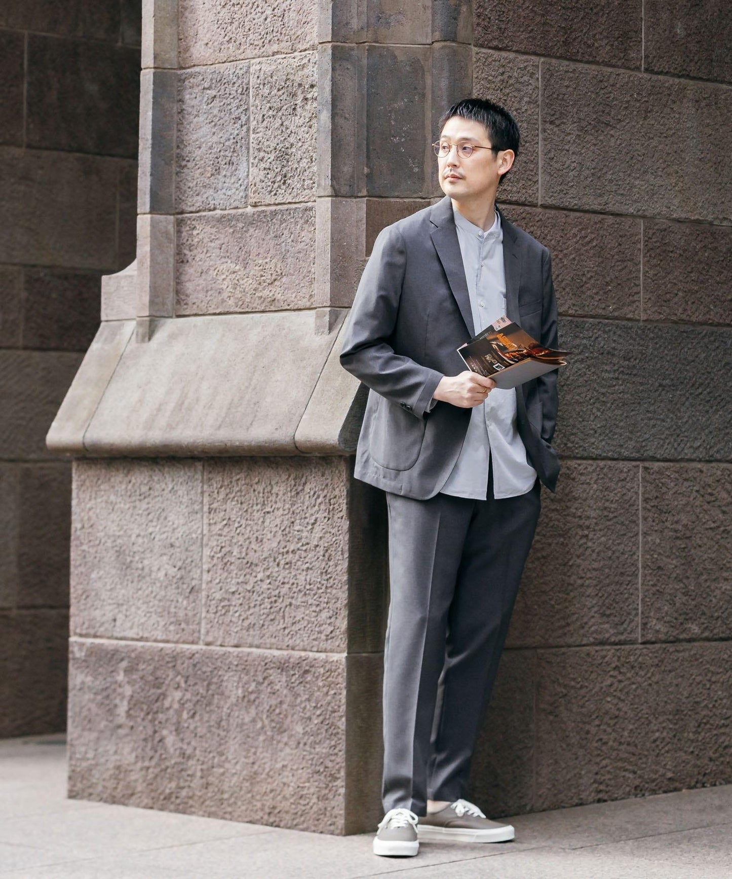 LIFE STYLE TAILOR 亞麻風格舒適夾克