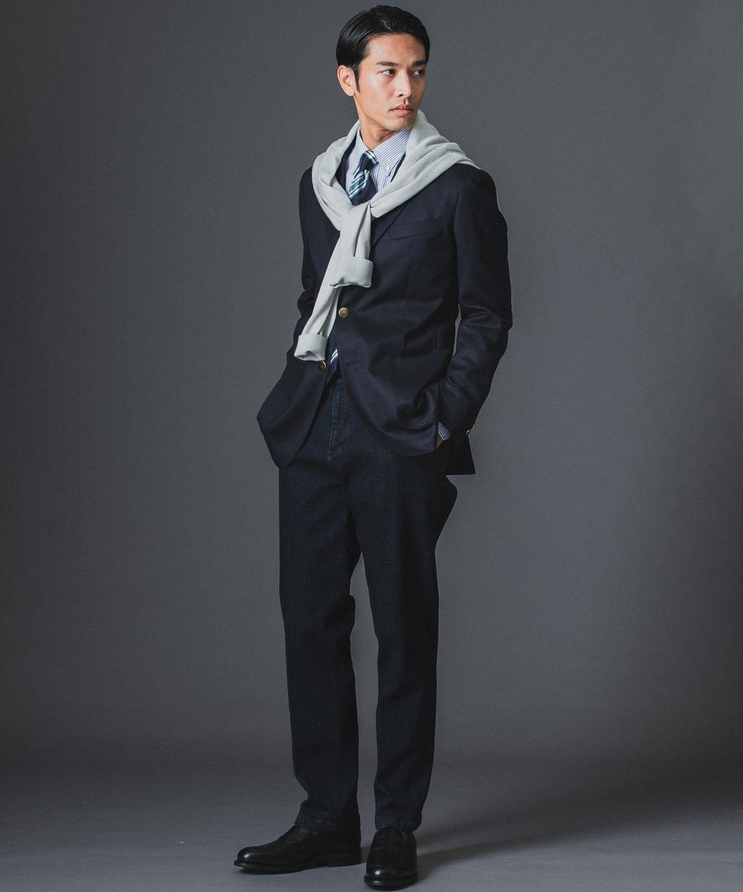 LIFE STYLE TAILOR 金屬紐扣西裝外套
