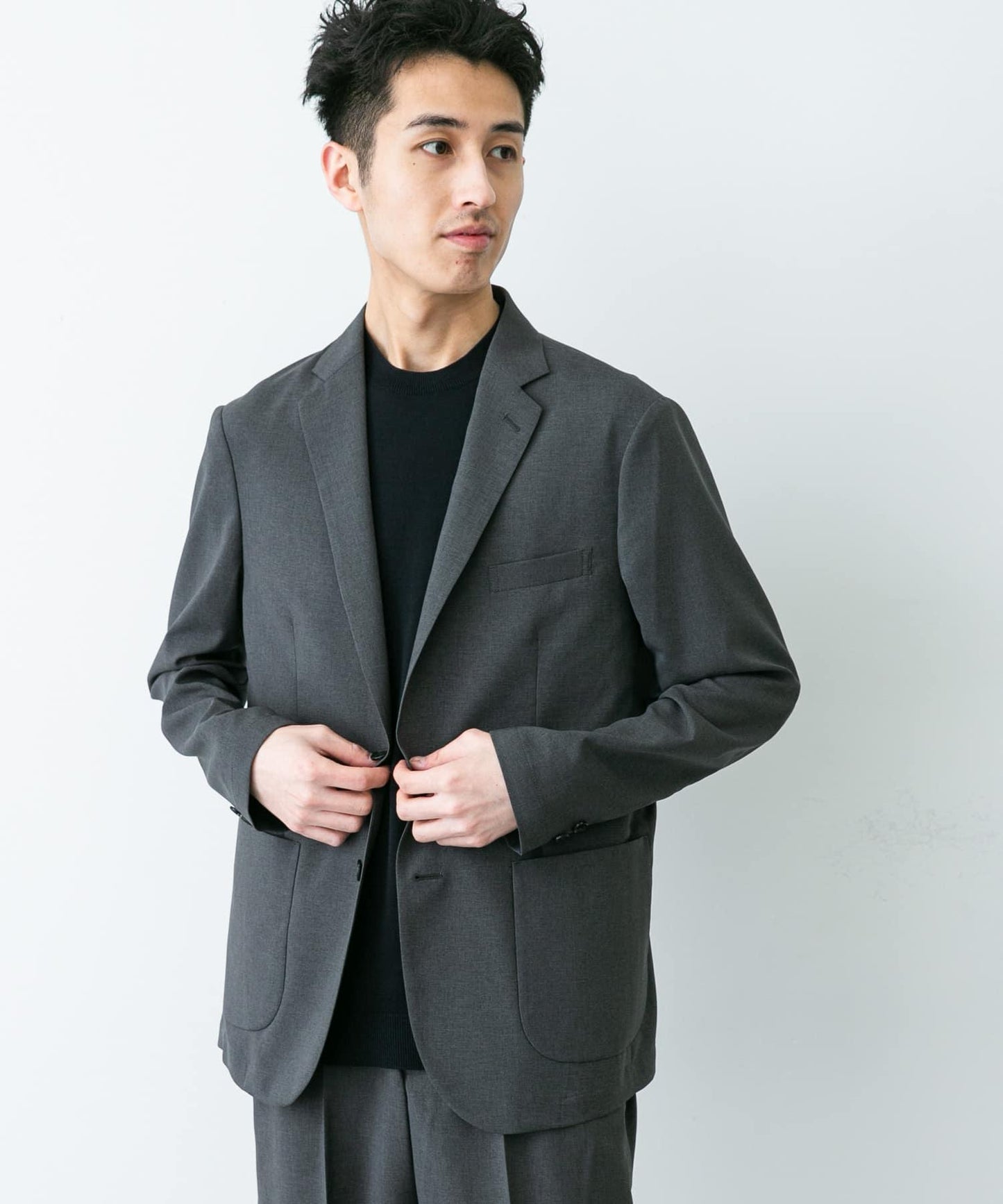 LIFE STYLE TAILOR 亞麻風格舒適夾克