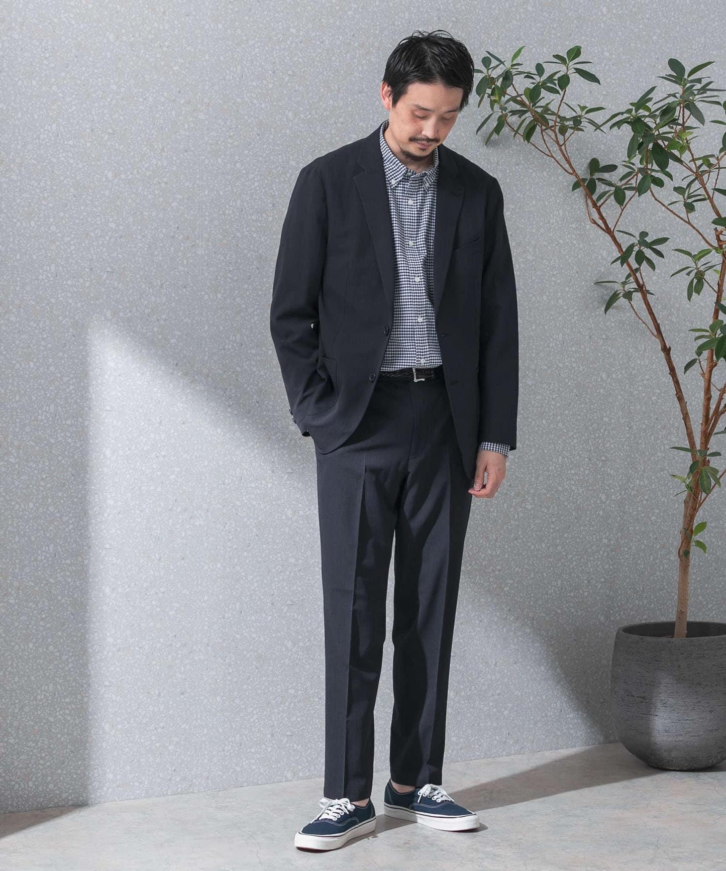 可水洗/防皺 LIFE STYLE TAILOR 卡爾澤彈力舒適西裝夾克