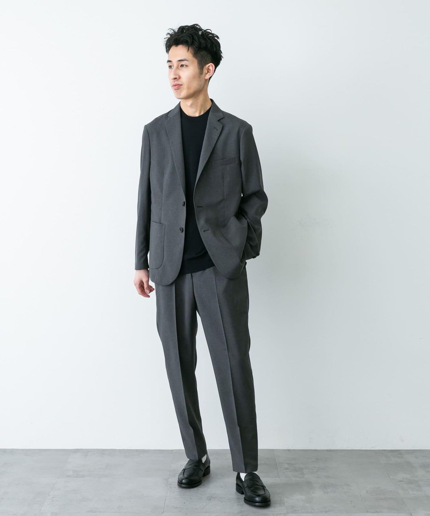 LIFE STYLE TAILOR 亞麻風格舒適夾克
