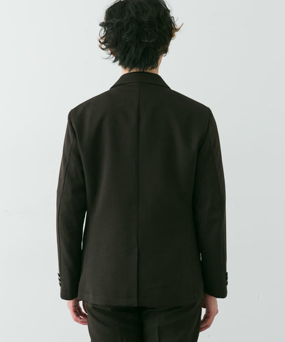 LIFE STYLE TAILOR 羊毛感軟斜紋彈力西裝夾克