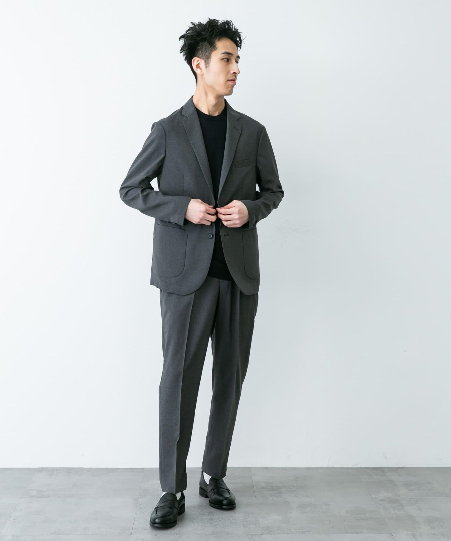 LIFE STYLE TAILOR 亞麻風格舒適夾克