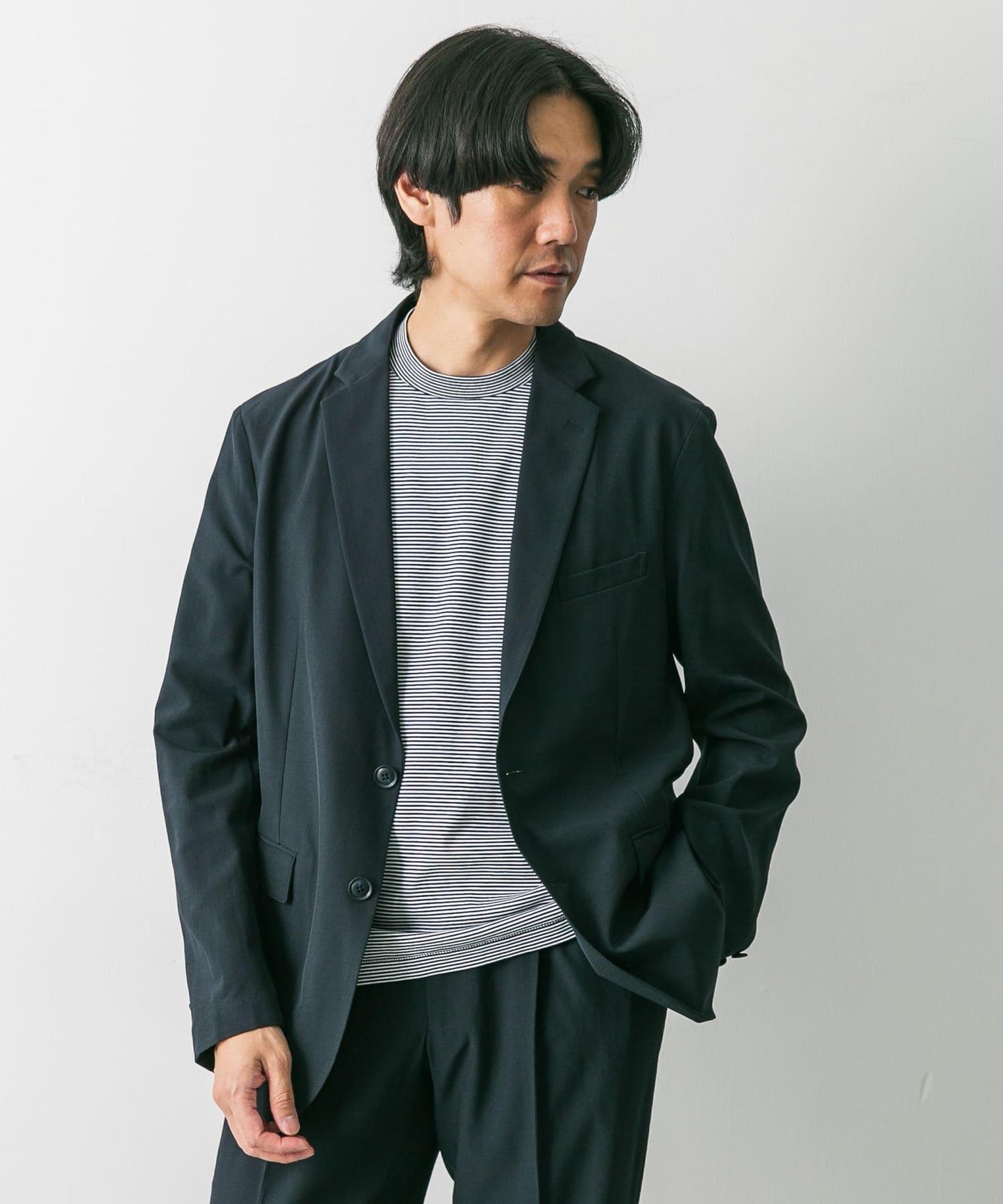 「易護理/速幹」LIFE STYLE TAILOR 可水洗休閒西裝夾克