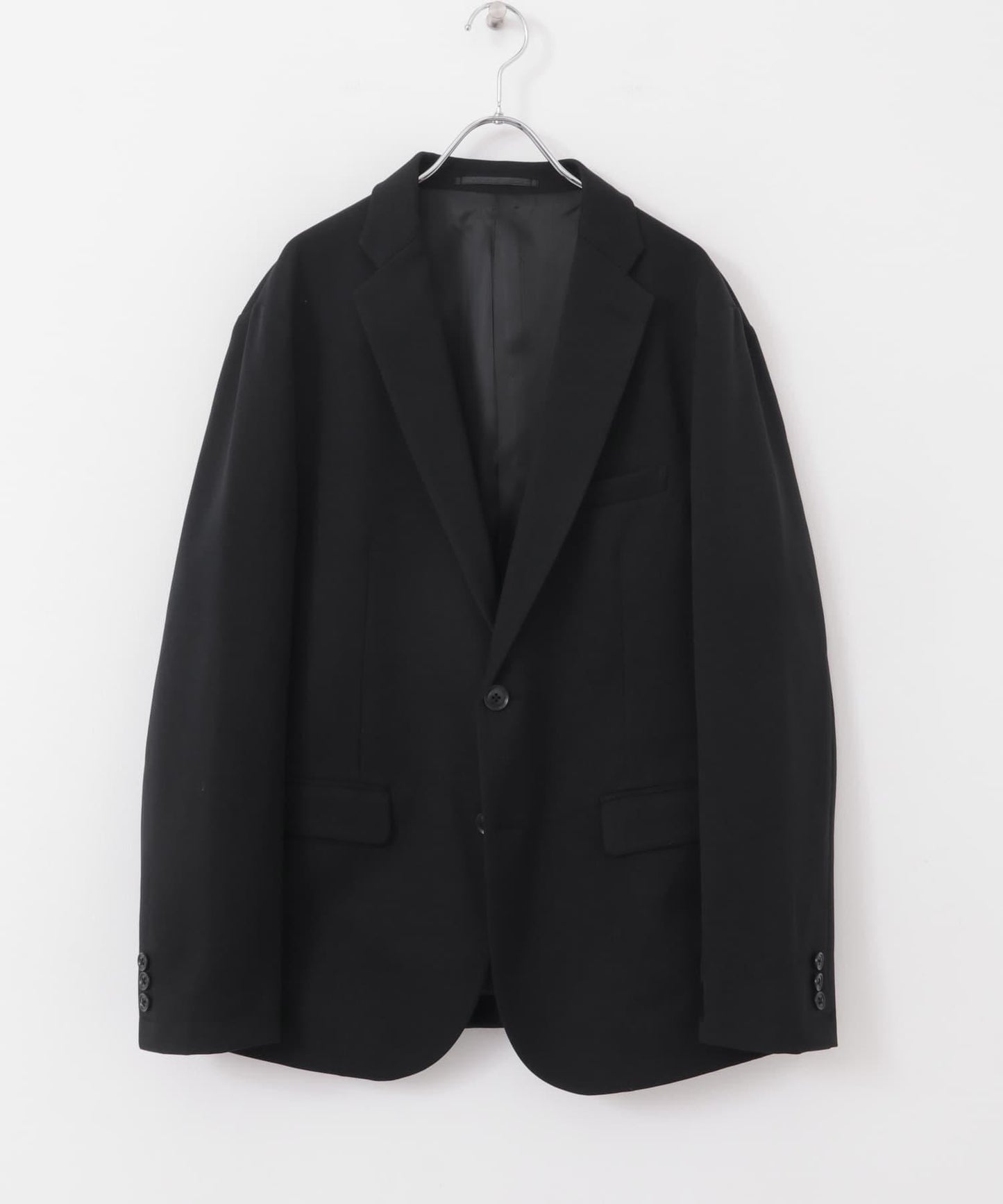 LIFE STYLE TAILOR 羊毛感軟斜紋彈力西裝夾克