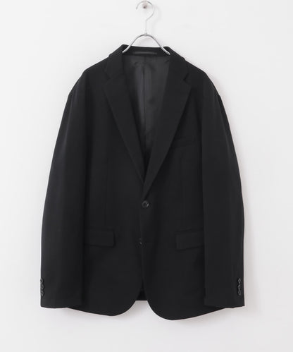 LIFE STYLE TAILOR 羊毛感軟斜紋彈力西裝夾克