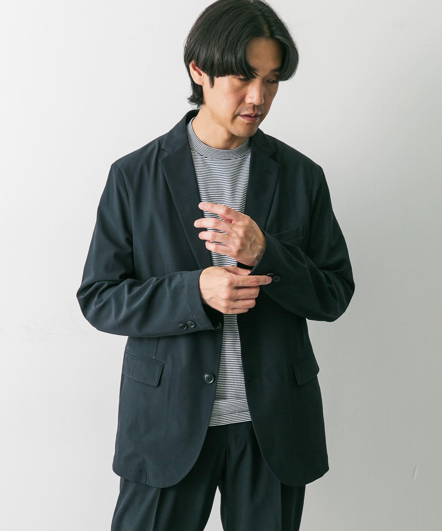 「易護理/速幹」LIFE STYLE TAILOR 可水洗休閒西裝夾克