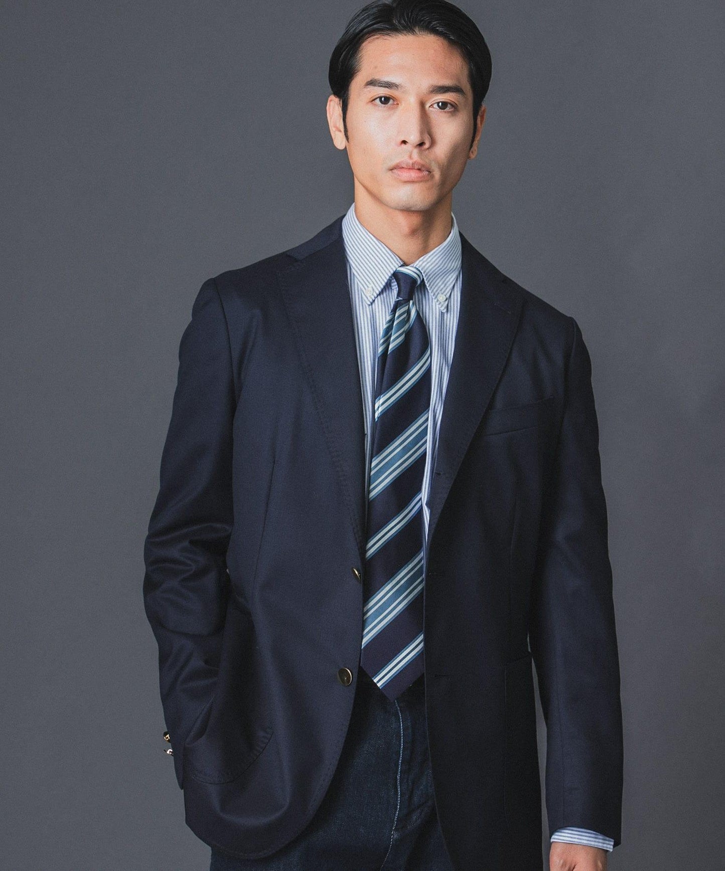 LIFE STYLE TAILOR 金屬紐扣西裝外套