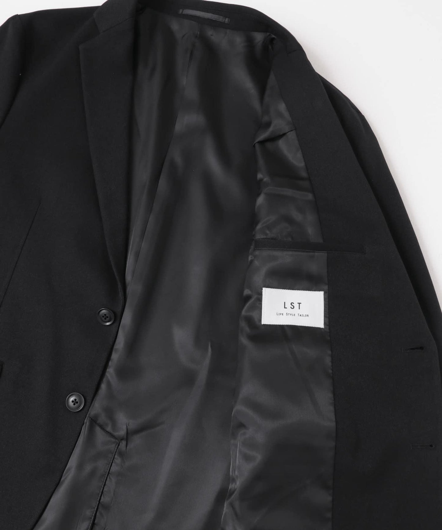 LIFE STYLE TAILOR 羊毛感軟斜紋彈力西裝夾克