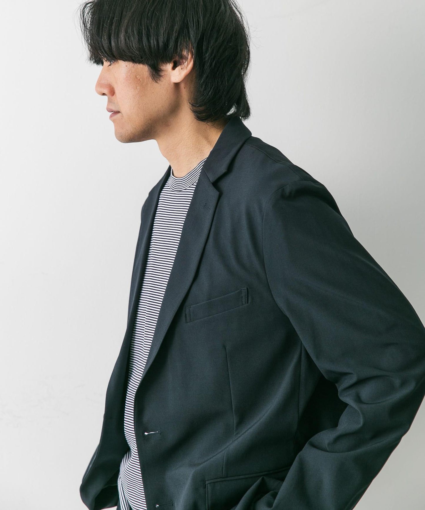 「易護理/速幹」LIFE STYLE TAILOR 可水洗休閒西裝夾克
