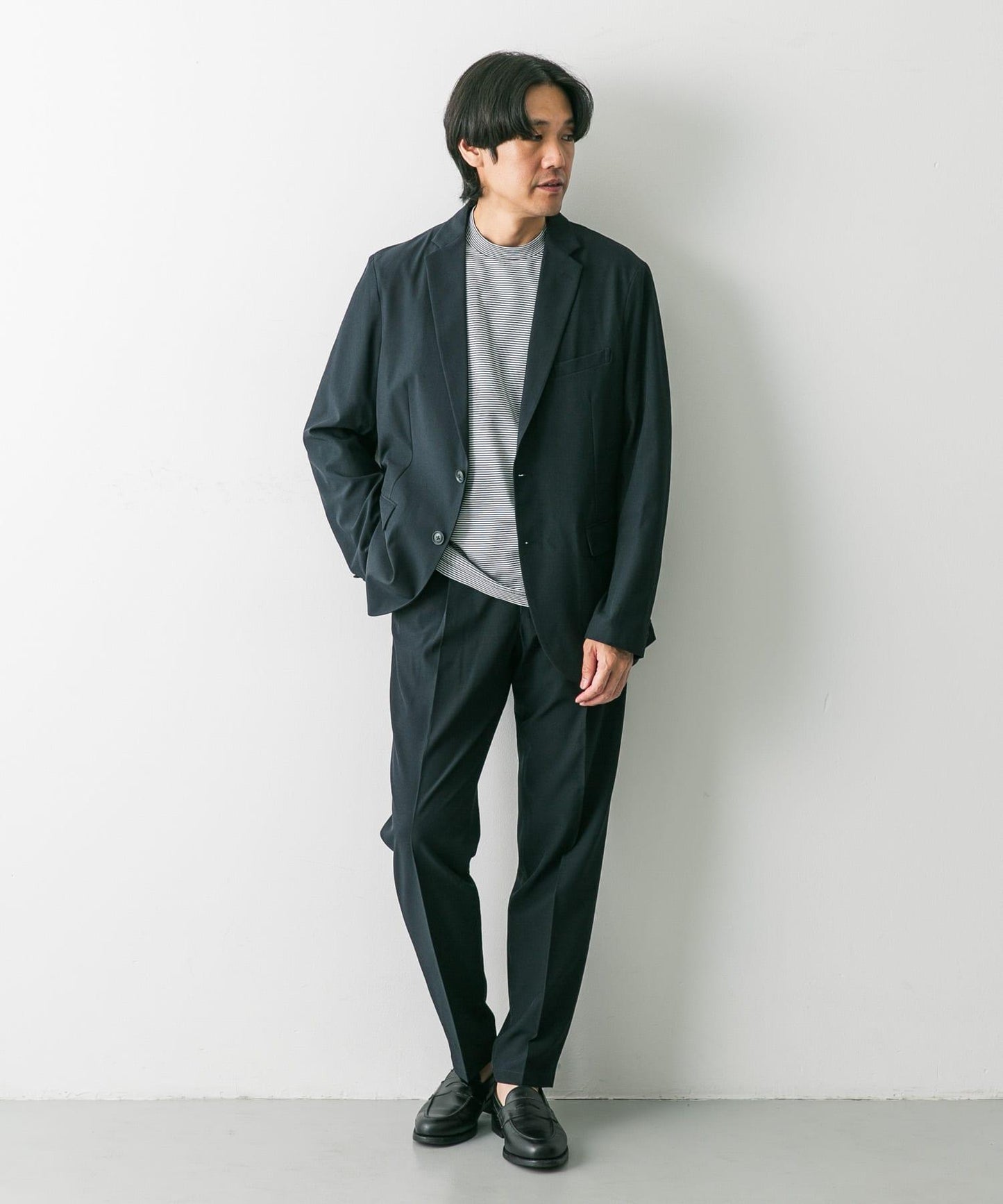 「易護理/速幹」LIFE STYLE TAILOR 可水洗休閒西裝夾克