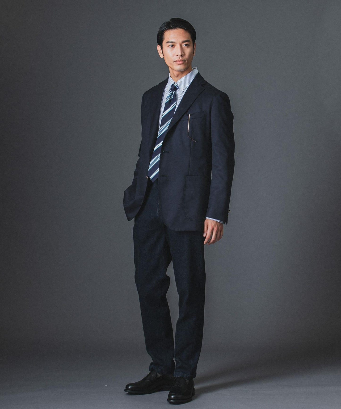 LIFE STYLE TAILOR 金屬紐扣西裝外套