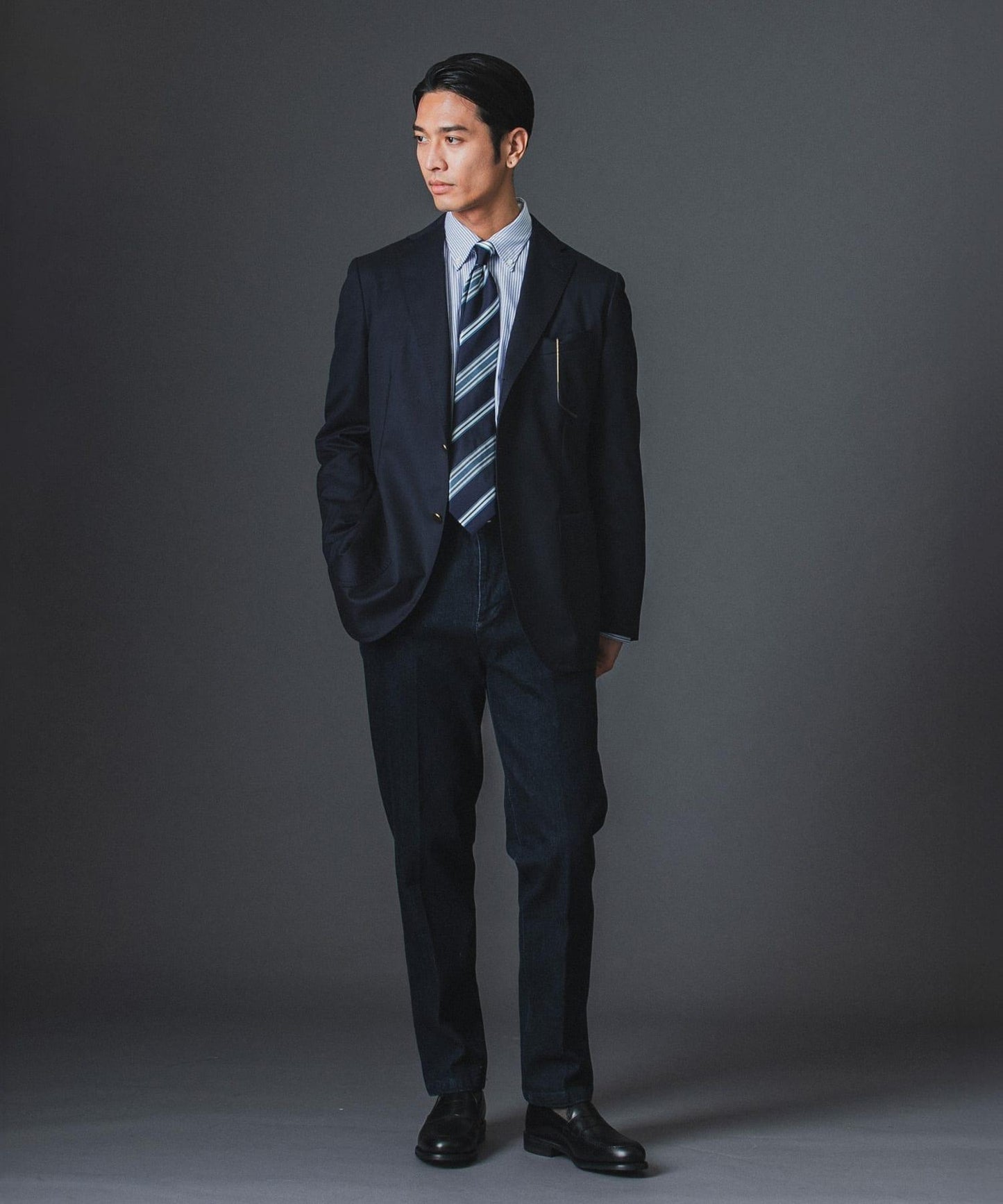 LIFE STYLE TAILOR 金屬紐扣西裝外套