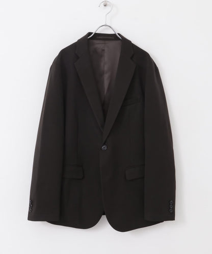 LIFE STYLE TAILOR 羊毛感軟斜紋彈力西裝夾克