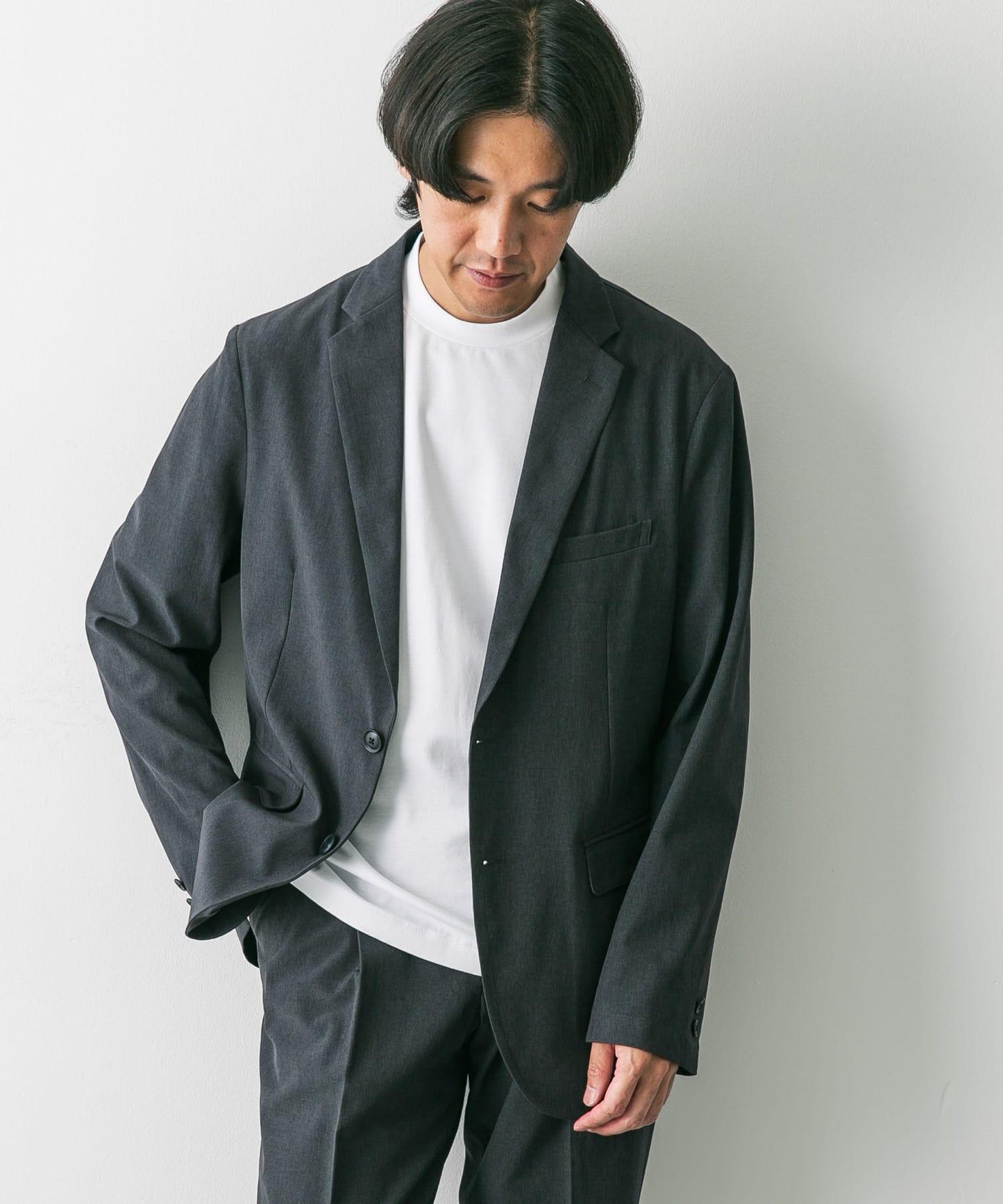 「易護理/速幹」LIFE STYLE TAILOR 可水洗休閒西裝夾克