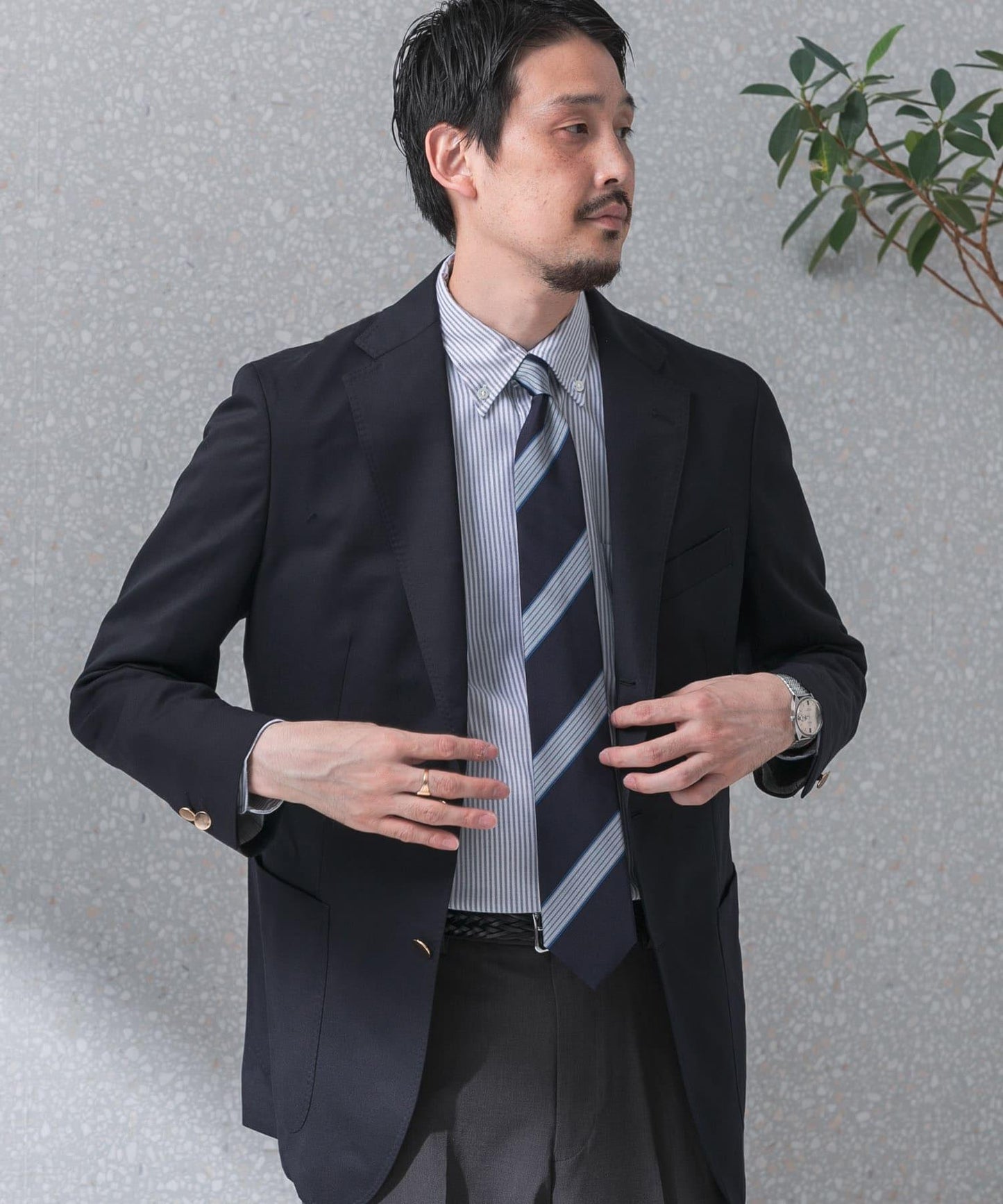 LIFE STYLE TAILOR 金屬紐扣西裝外套