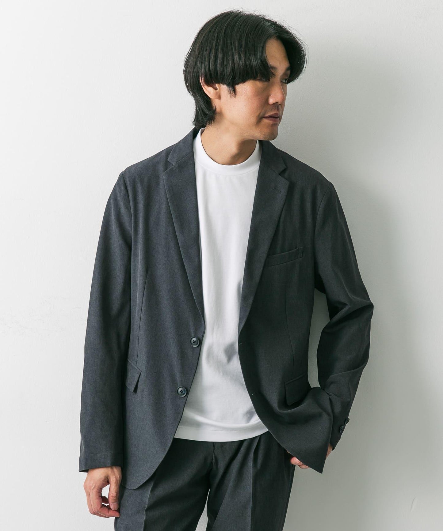 「易護理/速幹」LIFE STYLE TAILOR 可水洗休閒西裝夾克