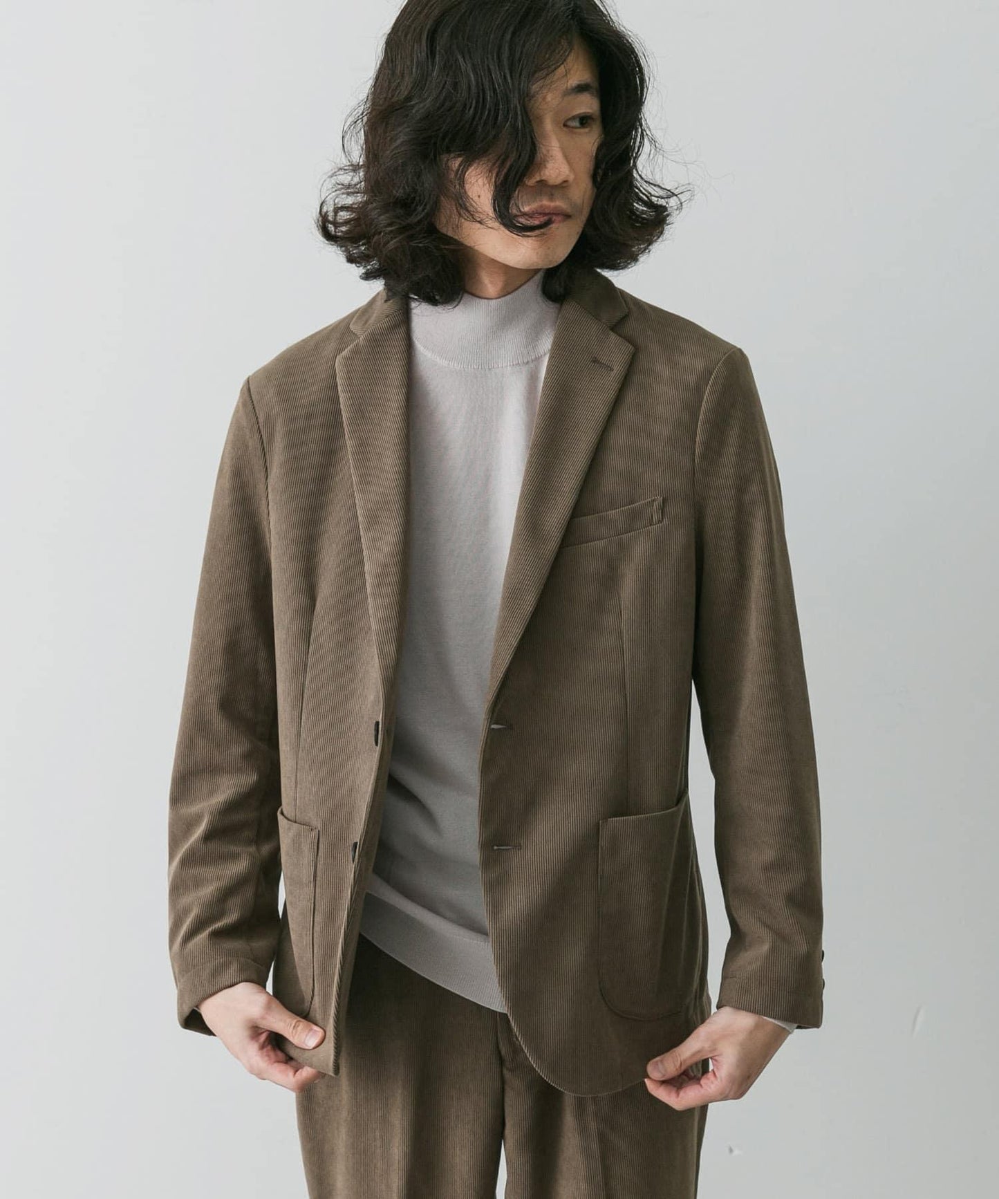 LIFE STYLE TAILOR 燈芯絨舒適夾克