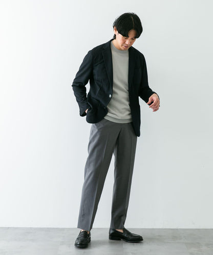「易護理/速幹」LIFE STYLE TAILOR 混色針織休閒西裝外套