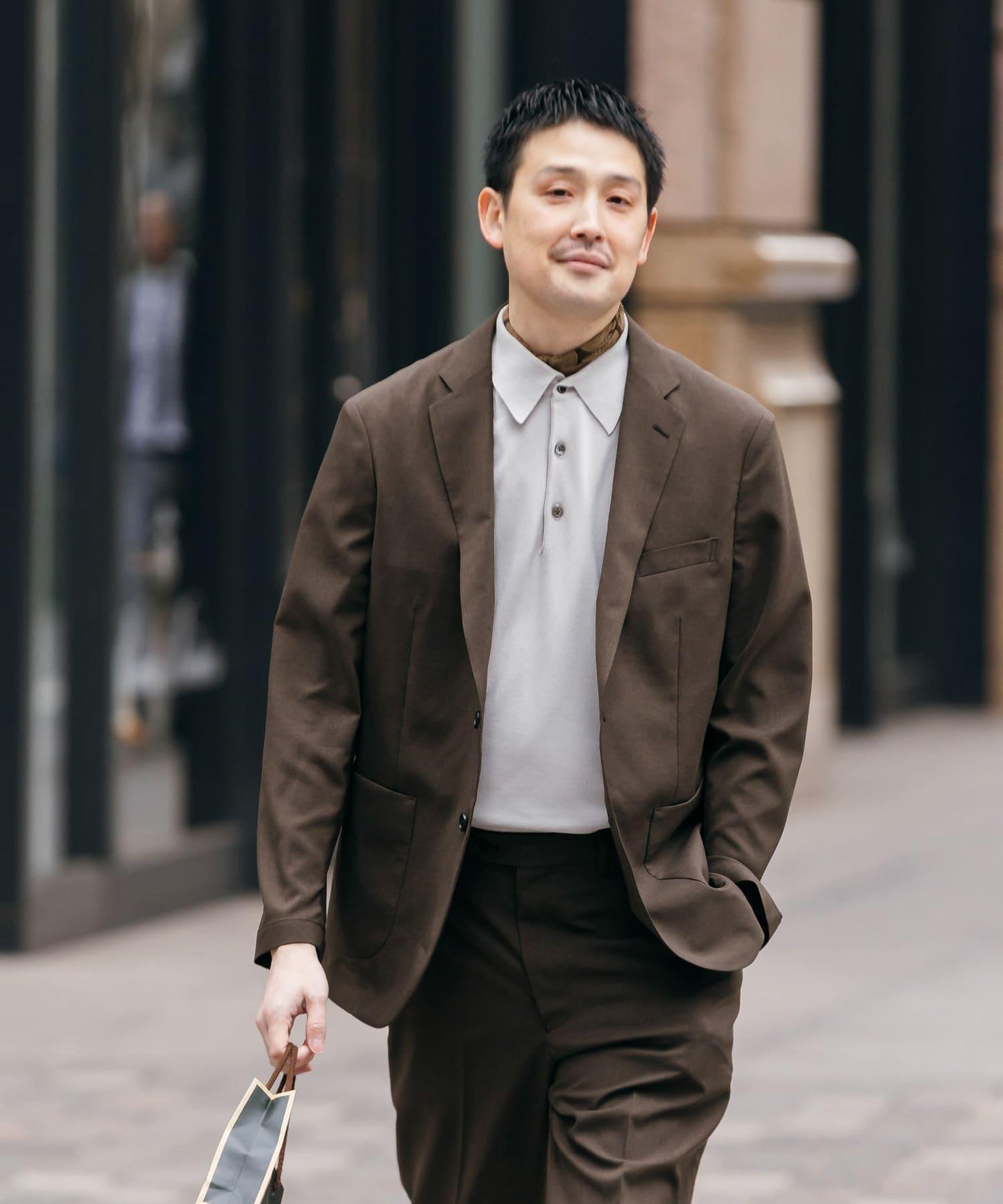 LIFE STYLE TAILOR 亞麻風格舒適夾克